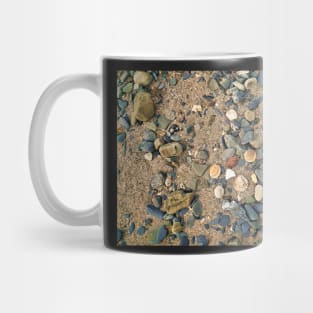 Beach Sand & Pebbles - Abstract / Background Mug